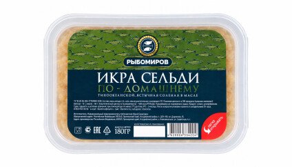 Икра сельди по-домашнему в масле 180гр