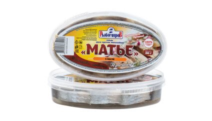 Сельдь Матье Премиум Кусочки в масле