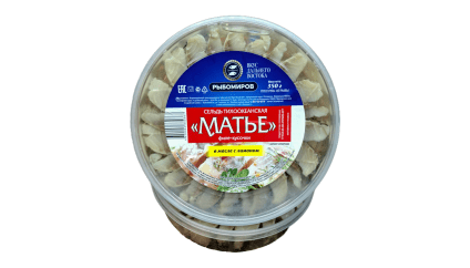 Сельдь Матье в масле с лимоном