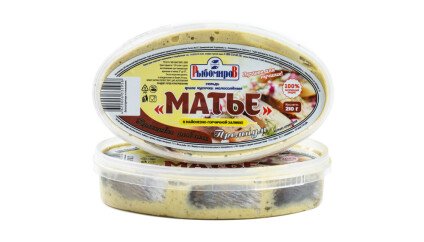 Сельдь Матье Премиум Кусочки в майонезно-горчичной заливке