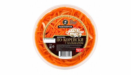 Морковь по-корейски с кальмаром 300гр