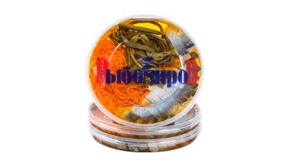 Сельдь Матье с гарниром (папоротник, морковь с опятами)