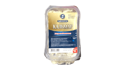 Кальмар под майонезом